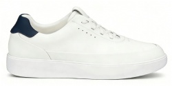 Men's White Leather Sneakers